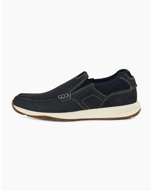 Clarks Blue Sailview Step Shoes for men