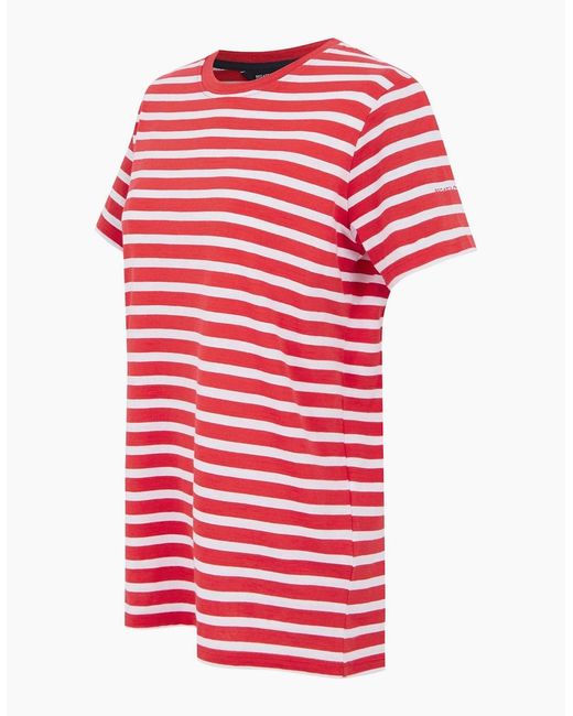 Regatta Red Ladies Bayletta Striped T-Shirt