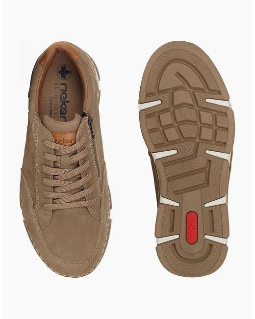 Rieker Brown Loredo Shoes for men