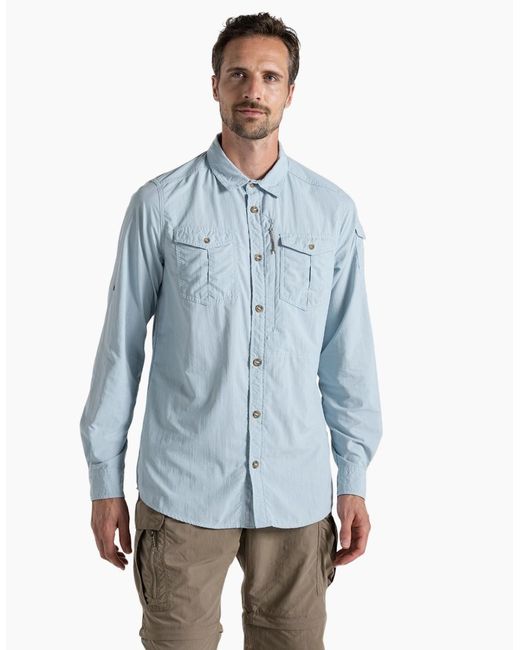 Craghoppers Blue Adventure Iii Nosilife Long-Sleeved Shirt for men