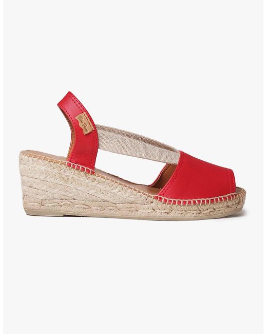 Toni Pons Red Teide-P Espadrille Sandals