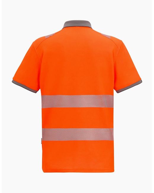Regatta Orange Adult Polycotton Hi-Vis Polo Shirt