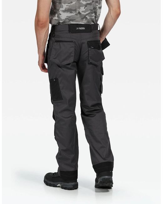 Regatta Gray Professional Work Trousers for men