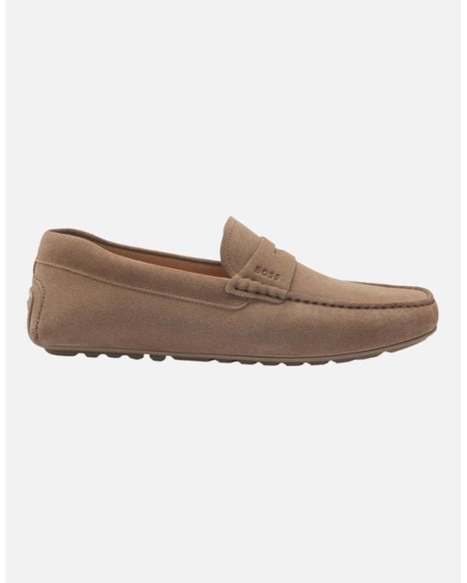 Boss Brown Boss Noel_Mocc_Sdpeb Shoes 260 Med for men