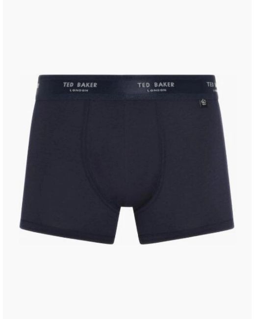 Ted Baker Gray 3-Pack Coloured Boxer Trunks for men