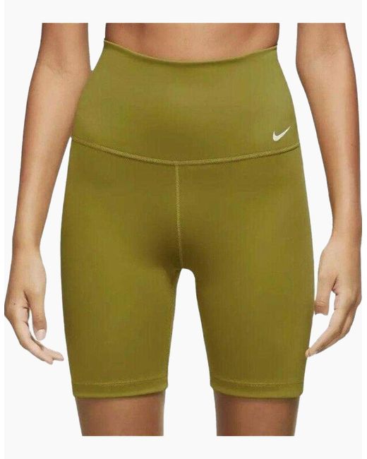 Nike Green Ladies One Dri-Fit Cycling Shorts