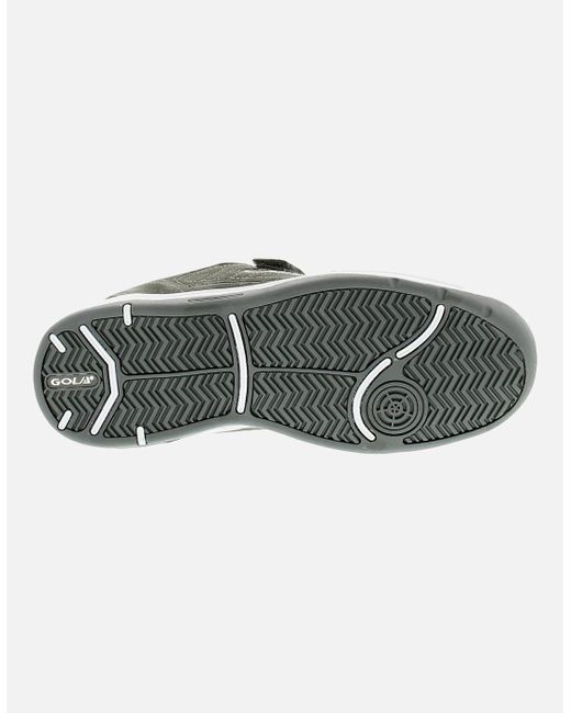Gola Green Trainers Belmont Suede Wide Touch Fastening Charcoal Uk Size for men