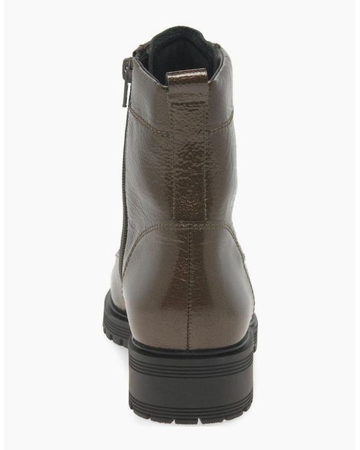 Gabor Brown Flamboyant Ankle Boots