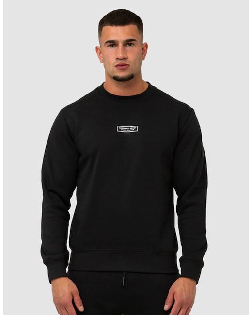 Marshall Artist Black Siren Box Crewneck Sweatshirt for men