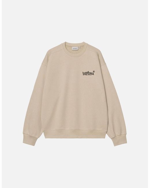 Carhartt Natural Wiptopia Sweatshirt Wall for men