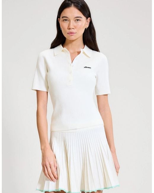 Ellesse White The Umpire Polo
