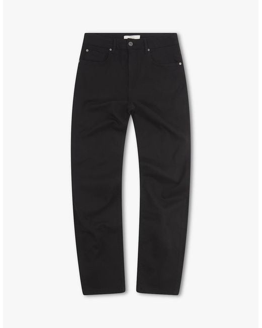 Vingt Quatre Denim Black Vingt Quatre Taper Fit Stay Jeans for men