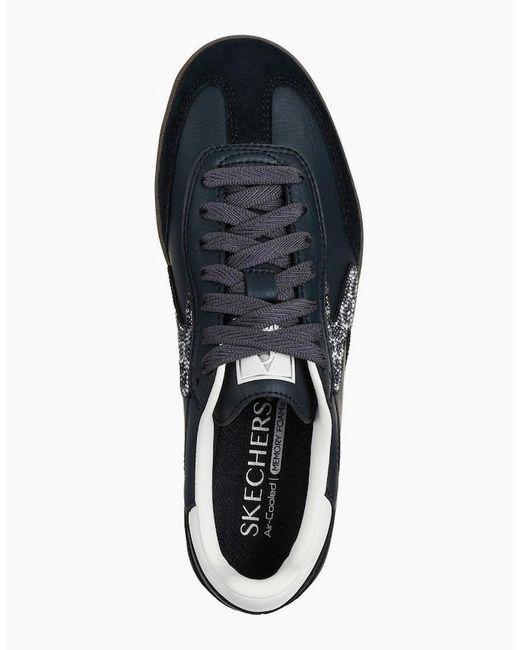 Skechers Blue Hotshot Shimmering Spots Trainers