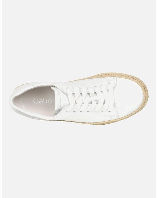 Gabor White Voice Trainers