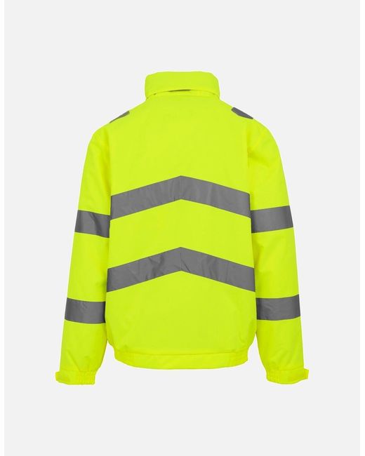 Regatta Yellow Professional Pro Contract Dover Hi-Vis Jacket for men