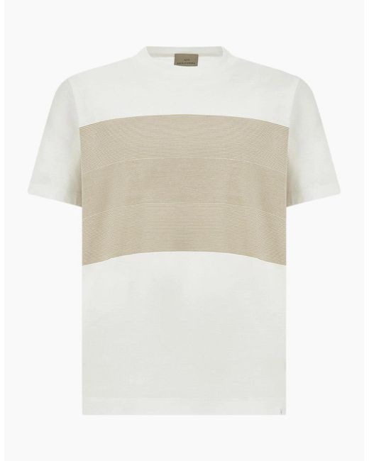 Paul & Shark White Riviera Cotton Jersey T-Shirt 331 for men