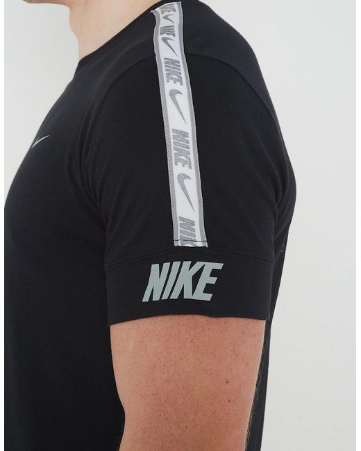 Nike Black Nsw Repeat T Shirt for men