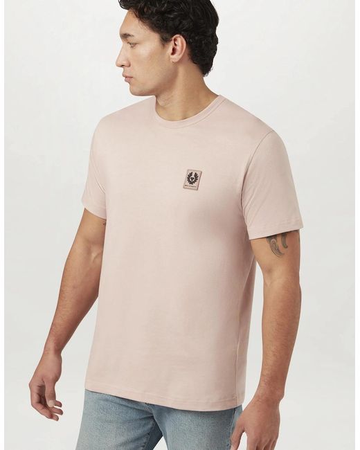 Belstaff Natural Patch Logo T-Shirt for men
