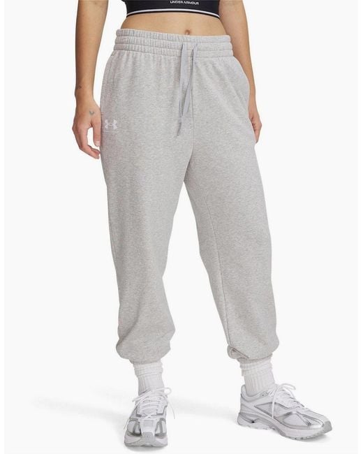 Under Armour Gray Armour Ua Rival Terry Jogger Joggers