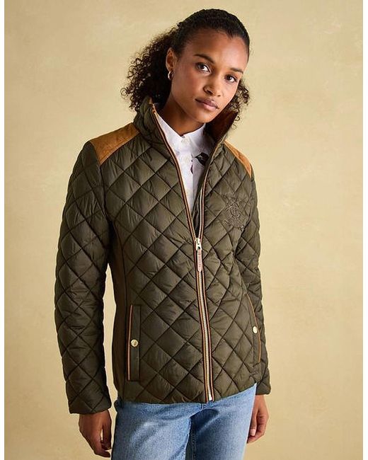 Joules Green Braemar Luxe Jacket Coat Heritage