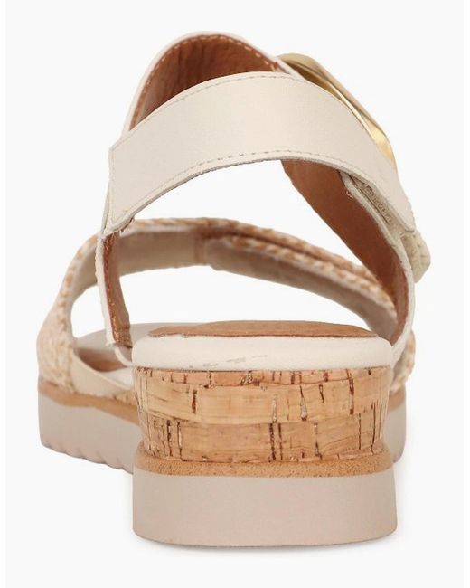 Softline Natural Delaware Wedge Heel Sandals