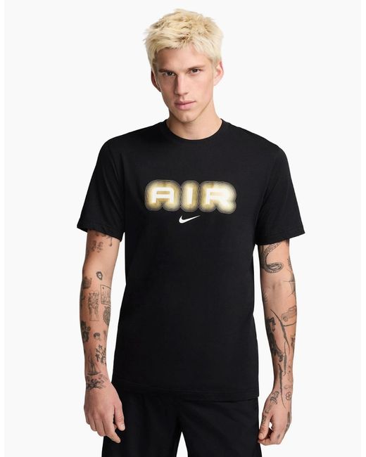 Nike Black Sw Air Graphic T-Shirt for men