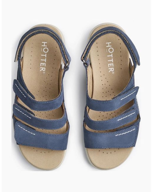 Hotter Blue Abigail Sandals