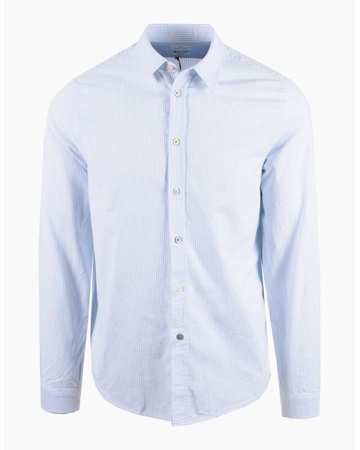 Paul Smith Blue Ls Tailored Fit Shirt for men