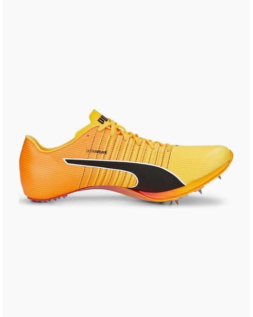 PUMA Yellow Evospeed Tokyo Nitro Running Spikes for men