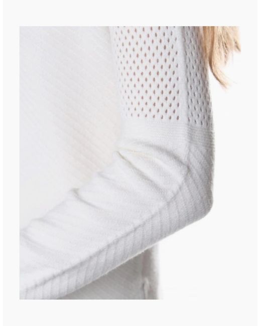 DIESEL White M Dadey Jumpers Long Sleeve Pullover V Neck Sweater Casual Top New