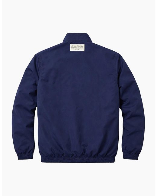 Sergio Tacchini Blue Brando Harrington Jacket Maritime for men