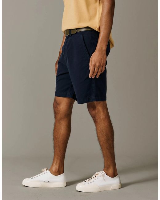 aubi Blue Stamford Chino Short for men