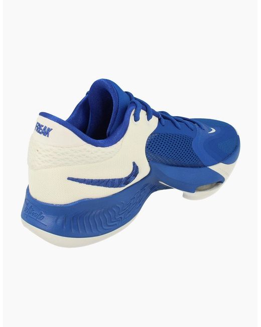 Nike Blue Zoom Freak 4 Tb Promo Basketball Trainers Dx6652 400 for men