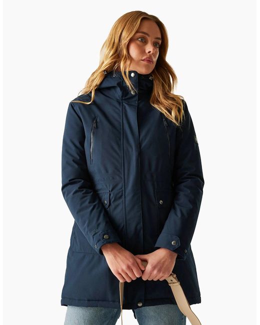 Regatta Blue Ladies Valenta Waterproof Jacket