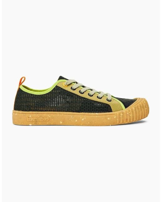 Havaianas Yellow Tns Canvas Low Top Sneakers