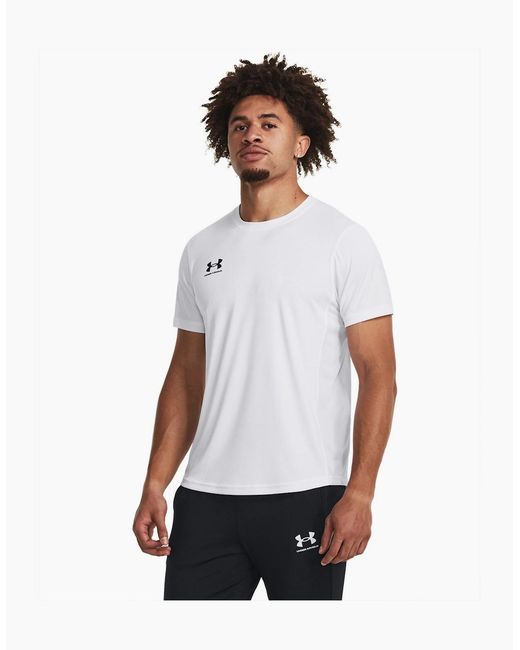 Under Armour White Challenger Training T-Shirt for men