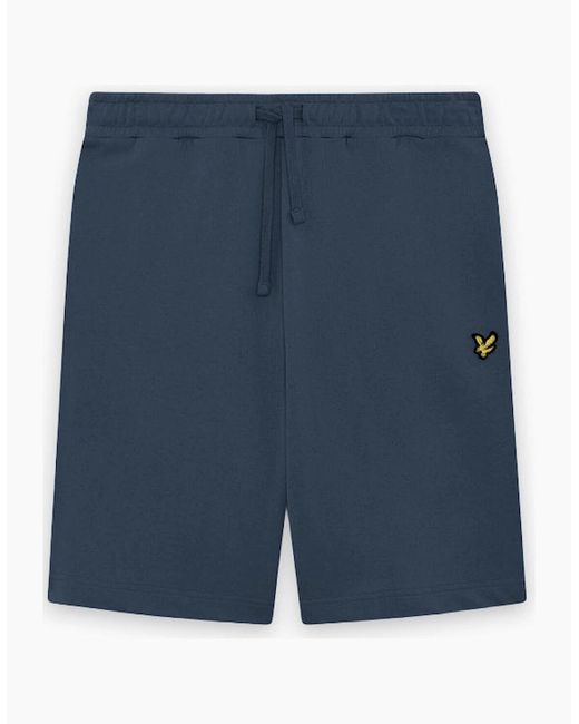 Lyle & Scott Blue Everyday Cotton Sweat Shorts for men