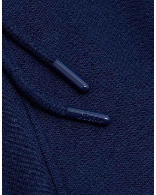 Ellesse Blue Fleece Jogger Shorts for men