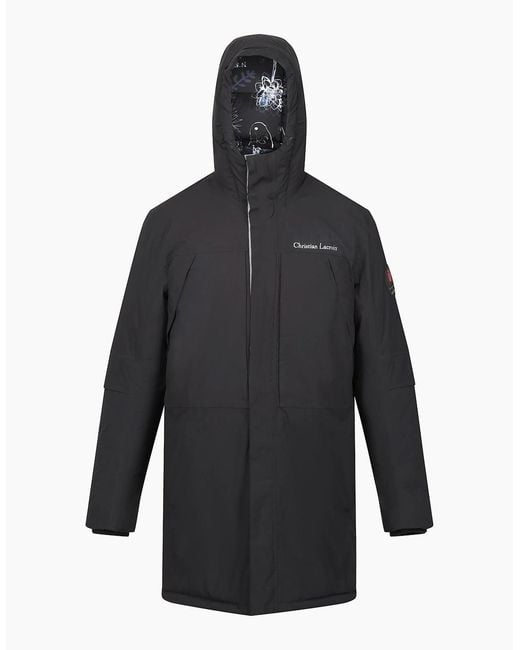 Regatta Blue Christian Lacroix Padded Long Waterproof Jacket for men