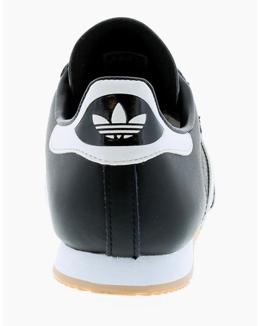 Adidas Originals Black Trainers Samba Super Leather Lace Up Uk Size for men