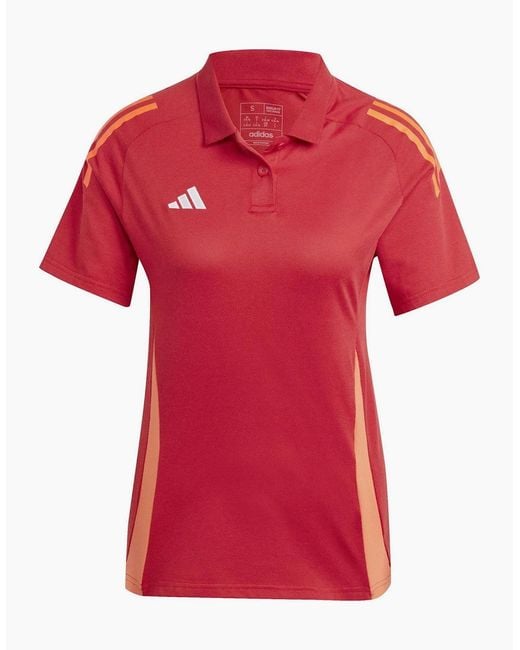 Adidas Tiro24 Collared Neck Short Sleeve Polo Shirt