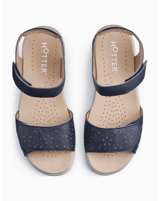 Hotter Blue Leah Ii Sandals