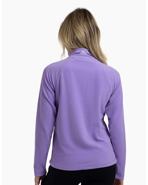 Trespass Purple Ladies Skylar Fleece Top