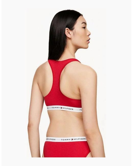 Tommy Hilfiger Red Tommy Icons Unlined Bralette