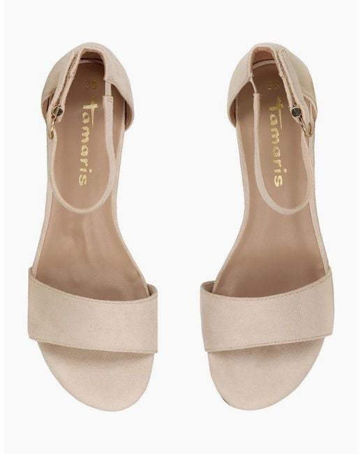 Tamaris Metallic Gardenia Dress Sandals