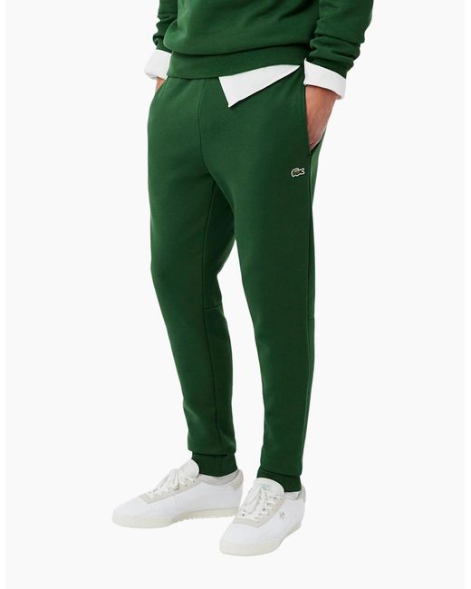 Lacoste Green Sweatpants Slim Fit Joggers Cuffed for men
