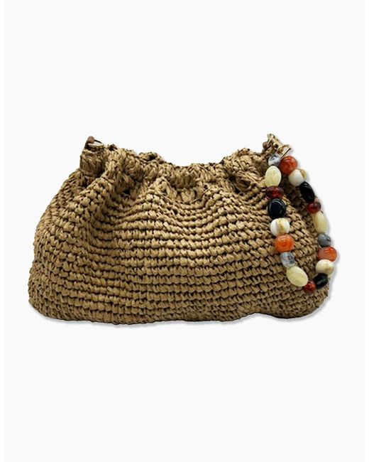 Nooki Design Natural Yasmina Clutch Bag