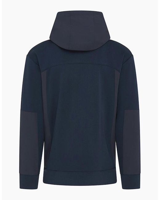 Paul & Shark Blue Typhoon Re4X4 Supersoft Fleece Full-Zip Jacket for men