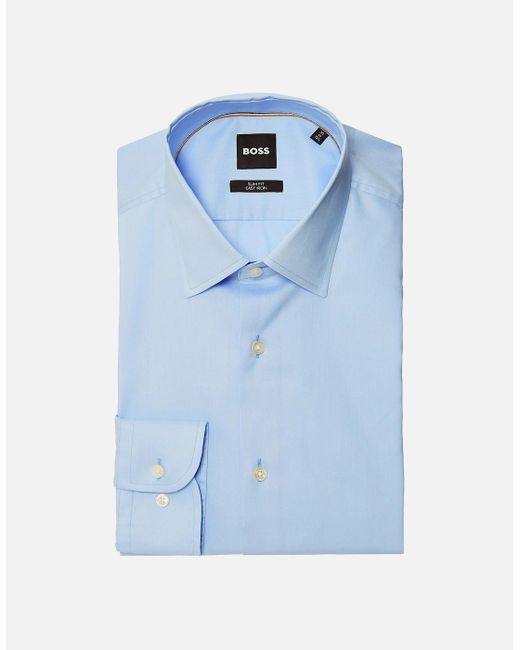 Boss Blue Slim Fit H-Hank Shirt for men