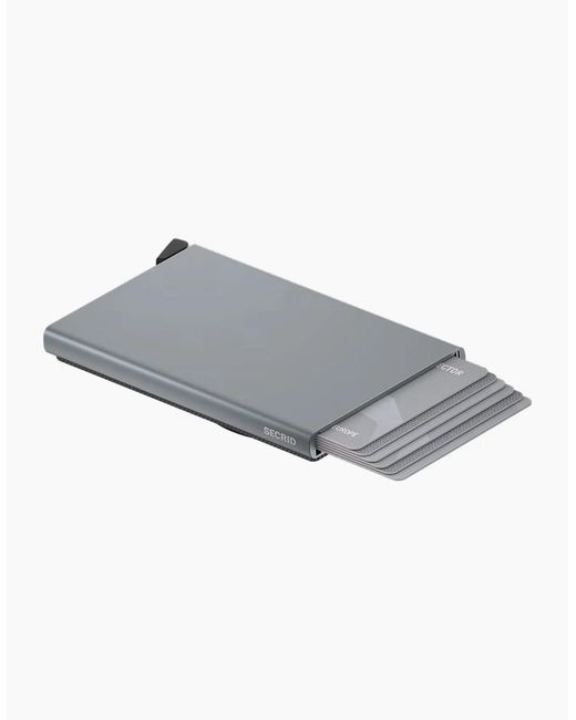 Secrid Gray Magsafe Card Protector Titanium for men